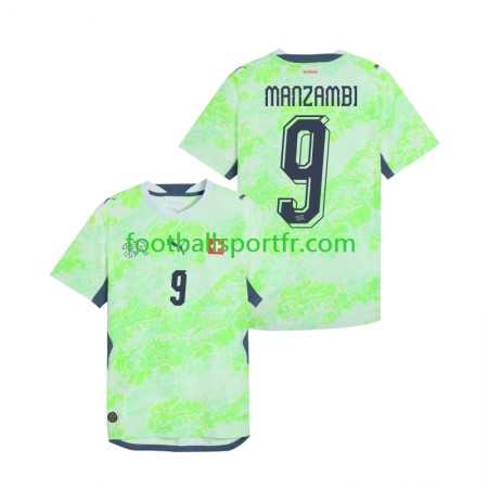 Tenue Suisse Johan Manzambi 9 Exterieur Coupe du monde 2026 Maillot de Foot Tenue Suisse Johan Manzambi 9 Exterieur Coupe du monde 2026 Maillot de Foot